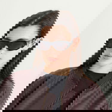 Slnečné okuliare RETROSUPERFUTURE Sleek Thick-Frame Cinema Sunglasses Čierna | 8059026147802, 6