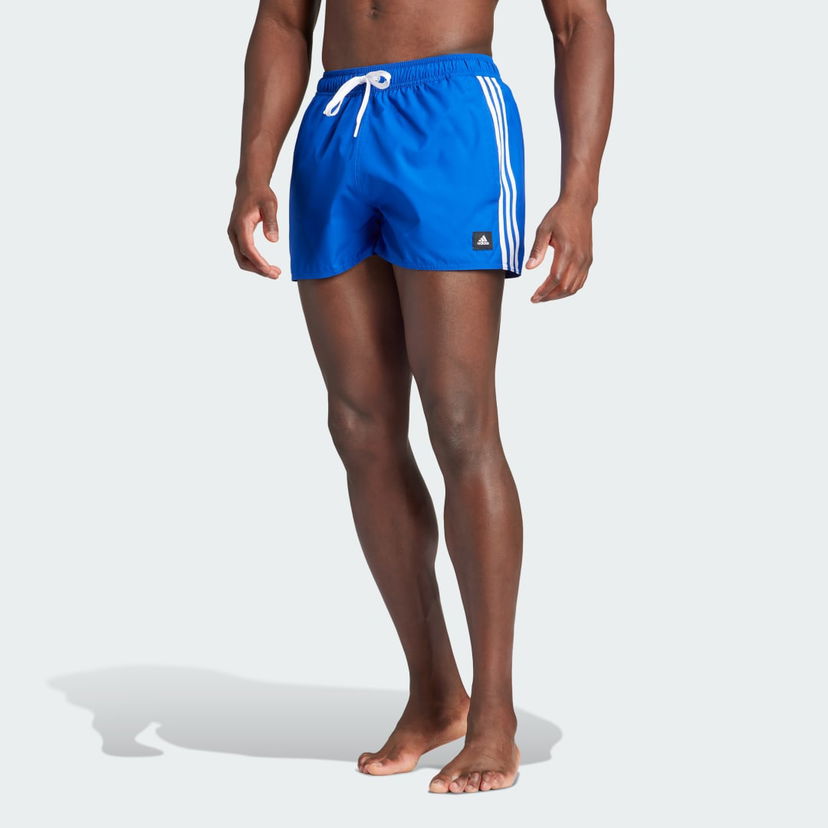 Plavky adidas Performance 3-Stripes CLX Swim Shorts Modrá | IS2057