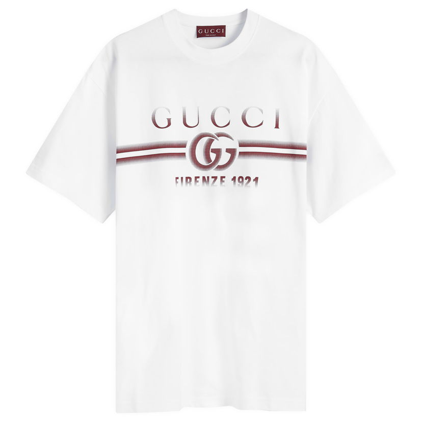 Tričko Gucci Interlocking Logo T-Shirt Biela | 785345-XJGKJ-9541