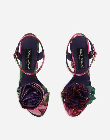 Tenisky a topánky Dolce & Gabbana Floral Print Sandals Rôznofarebný | CR1685AR2928S861, 3