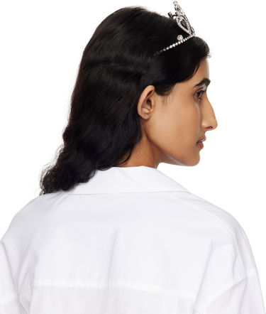 Spona Blumarine Blumarine Crystals & Hearts Tiara Headband Metalická | P522W321A, 2
