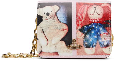 Taška cez rameno Vivienne Westwood Vivienne Westwood Teddies Mini Flap Crossbody Bag Ružová | 5C01000VW-L00AQ-, 0
