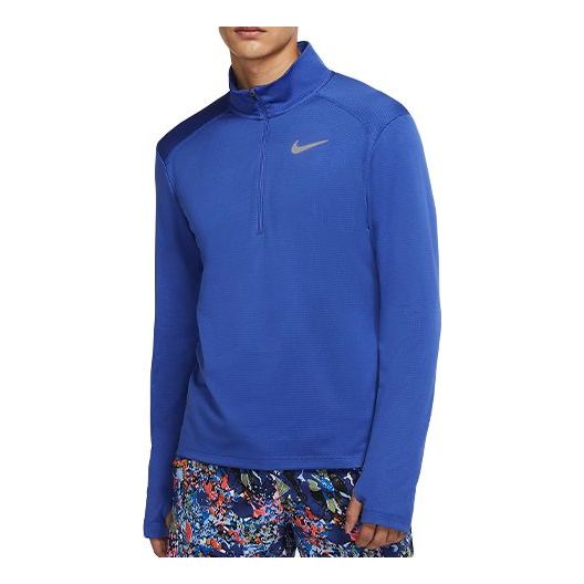 Sveter Nike Pacer Dri-FIT Running Long Sleeve Modrá | BV4756-431, 0