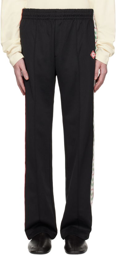 Tepláky Casablanca Laurel Track Pants Čierna | MPS25-JTR-230-01, 0