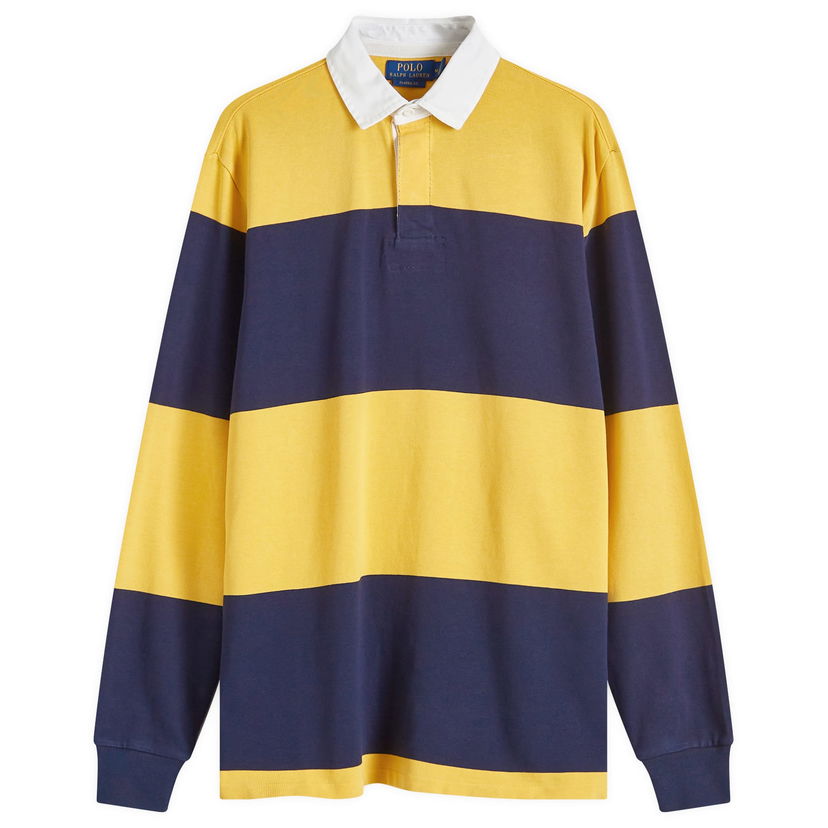 Polo tričko Polo by Ralph Lauren Block Stripe Rugby Shirt Žltá | 710941594004