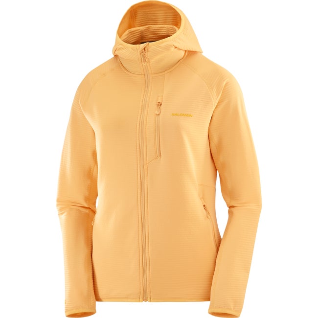 Mikina Salomon Lightweight Warm Hooded Jacket Oranžová | LC2445600, 1