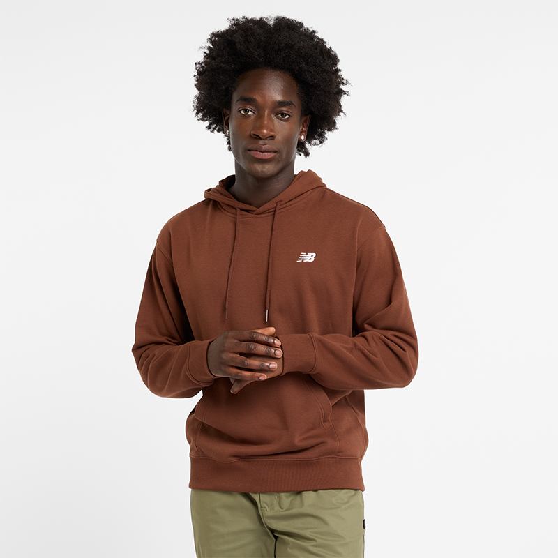 Mikina New Balance Men's Hoodie Hnedá | NBMT41508ROK, 0