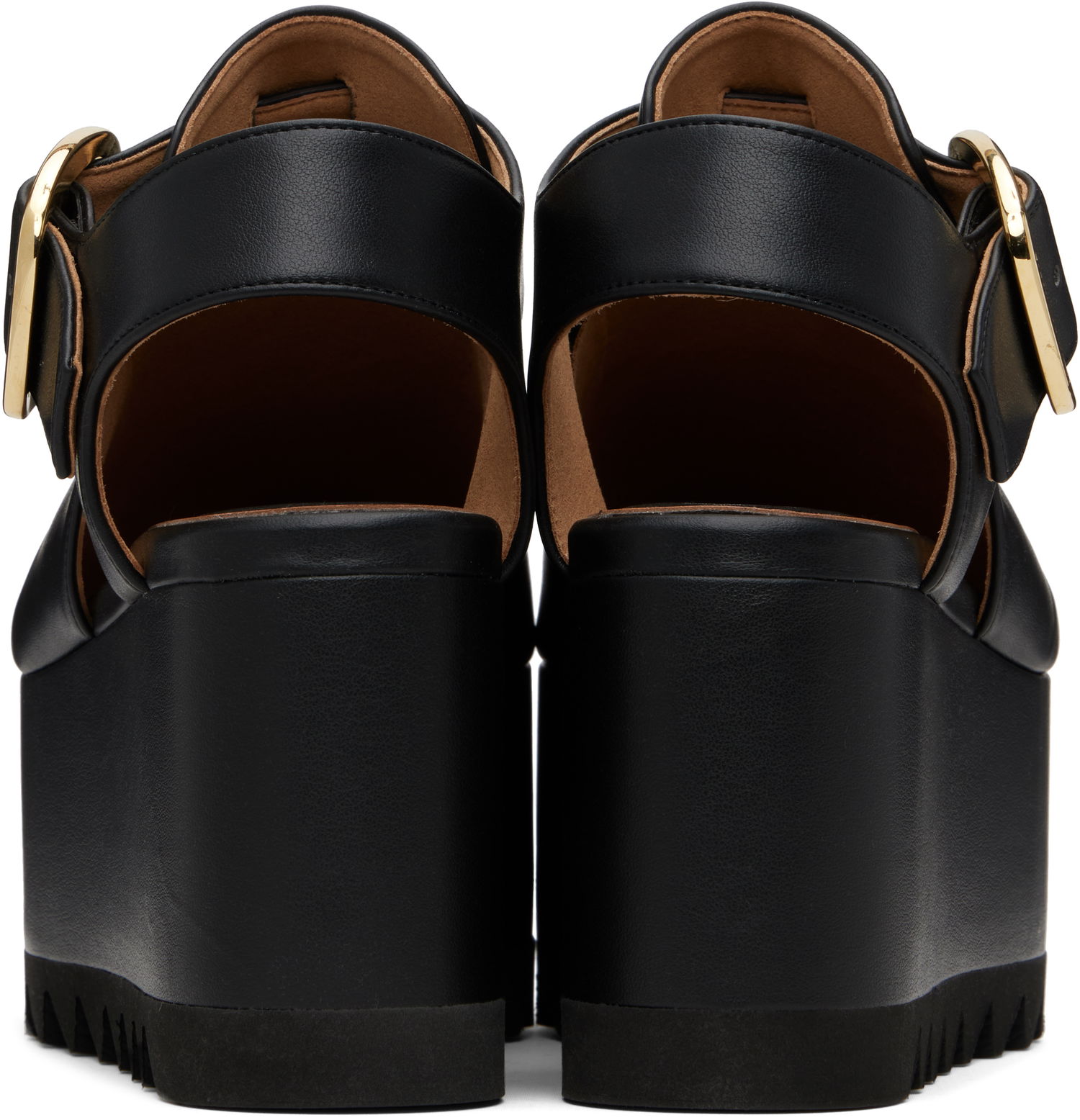 Tenisky a topánky Stella McCartney Stella McCartney Elyse Closed-Toe T-Bar Platform Sandals Čierna | 810555APADE0, 1