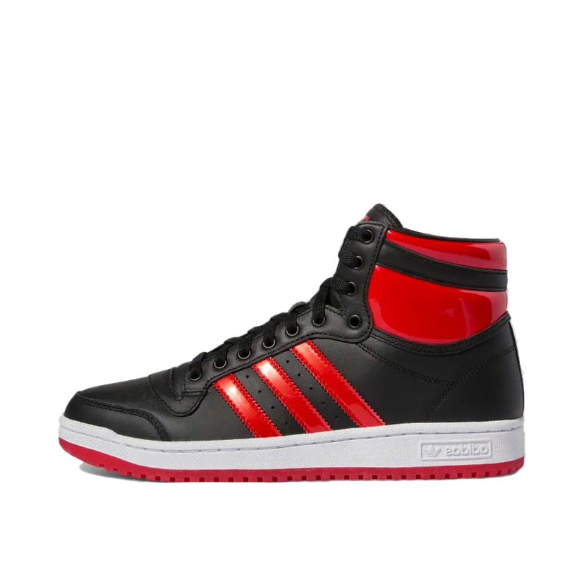 Tenisky a topánky adidas Originals Top Ten Hi Core Black Vivid Red Patent Zelené | GW1615
