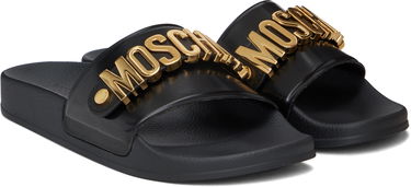 Tenisky a topánky Moschino Moschino Lettering Logo Slides Čierna | 251 MB28032G0M G11 000, 3