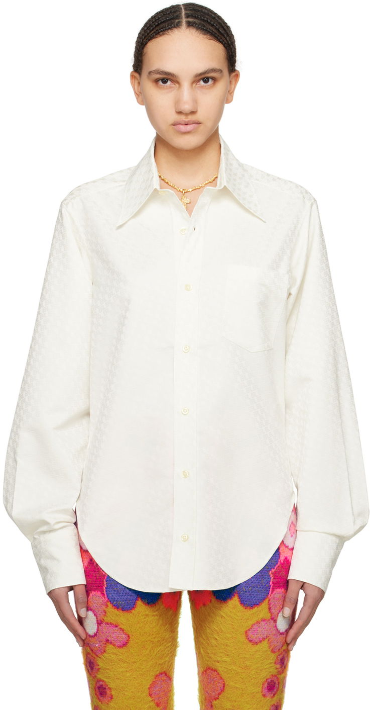 Košeľa ERL White Button-Up Shirt Biela | ERL08B002, 0