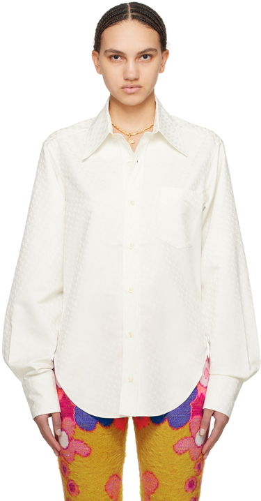 Košeľa ERL White Button-Up Shirt Biela | ERL08B002, 0