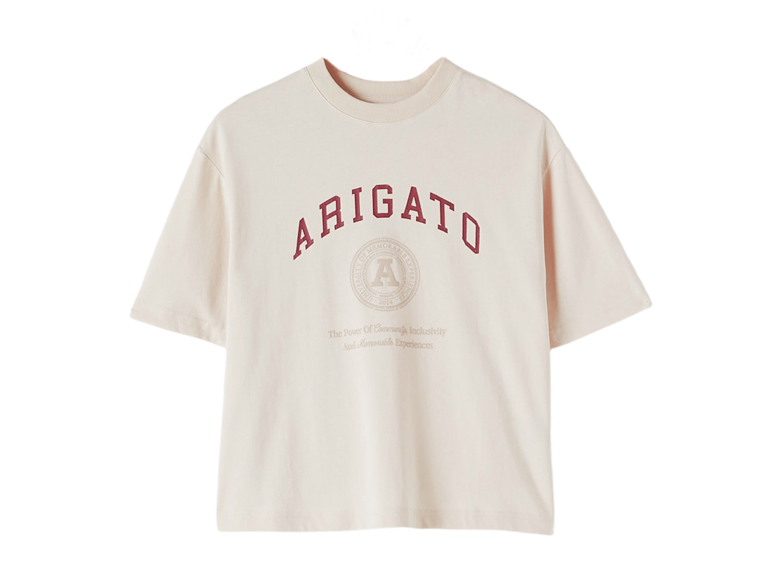 Tričko AXEL ARIGATO Arigato University T-Shirt Béžová | A0992001, 0