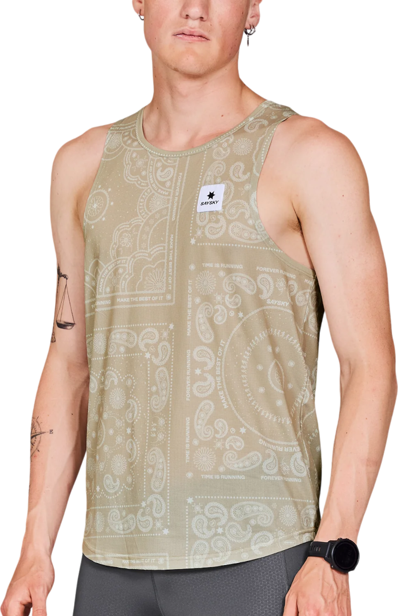 Tielko Saysky Saysky Paisley Combat Singlet Béžová | mmrsi02c1021, 0