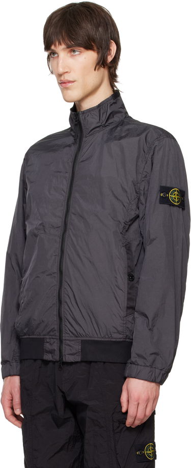 Bomber bunda Stone Island Stone Island Crinkle Reps R-NY Jacket Šedá | K1S15 4100037 S0A23, 3