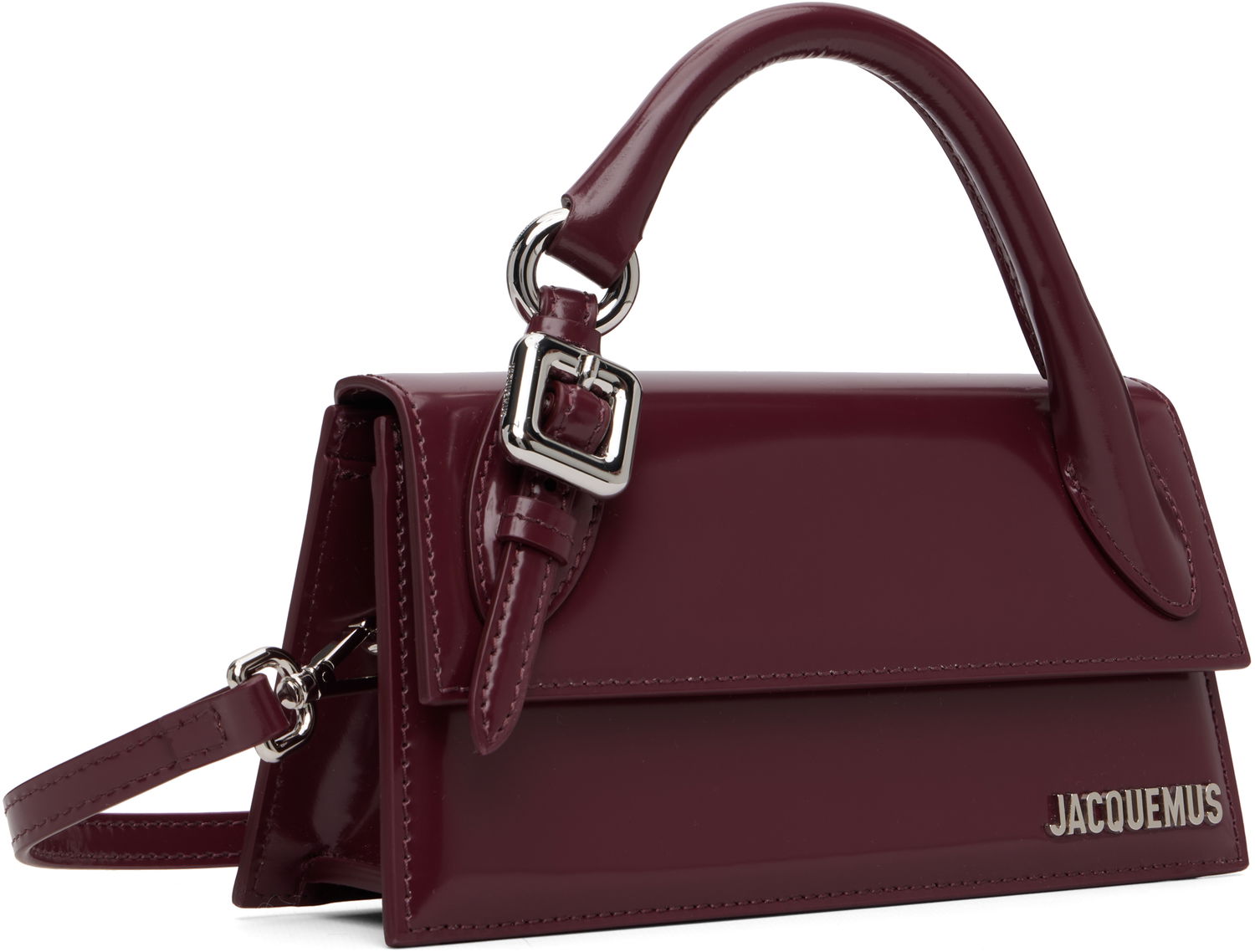 Kabelka Jacquemus The long Chiquito with buckle Bag Vínová | 23HBAW00326AC18A01, 1