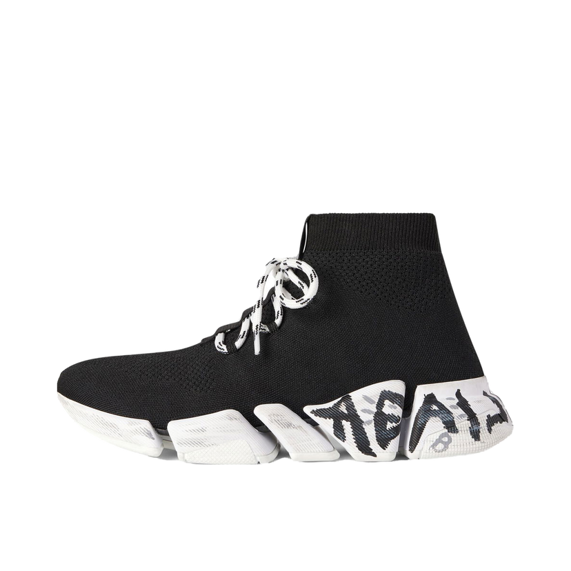 Tenisky a topánky Balenciaga Speed 2.0 Lace Up Black Graffiti Čierna | 769319W2DD41091