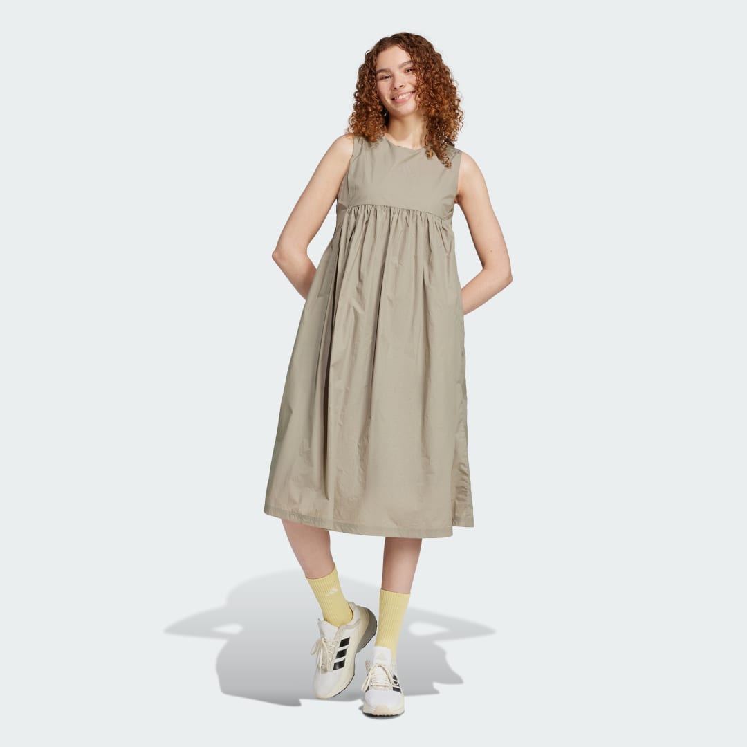 Šaty adidas Performance City Escape Summer Dress Béžová | JC5122, 0