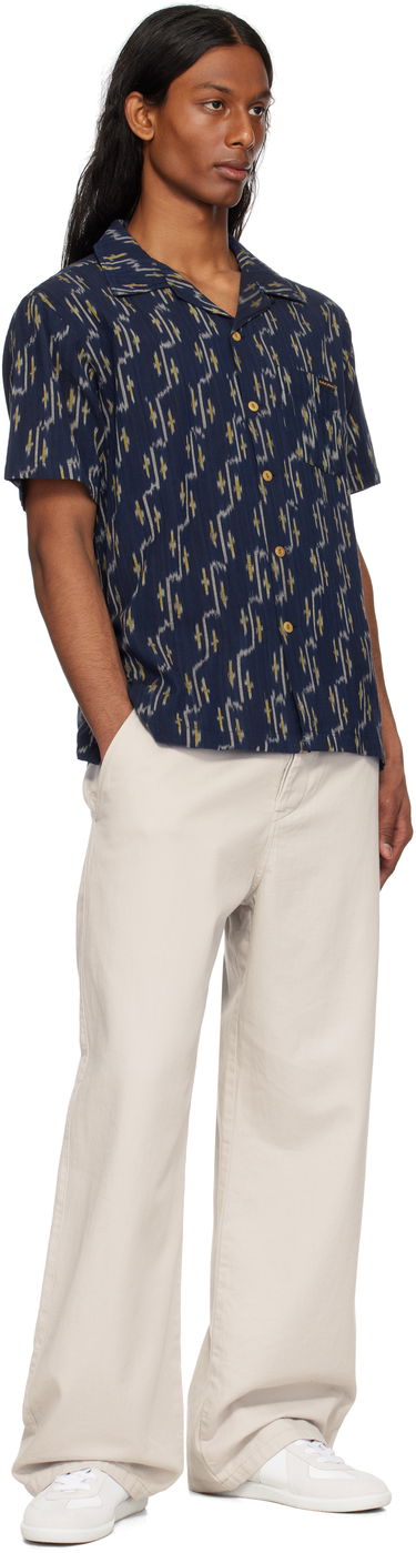 Košeľa Nudie Jeans Nudie Jeans Arvid Ikat Shirt undefined | 140879, 3