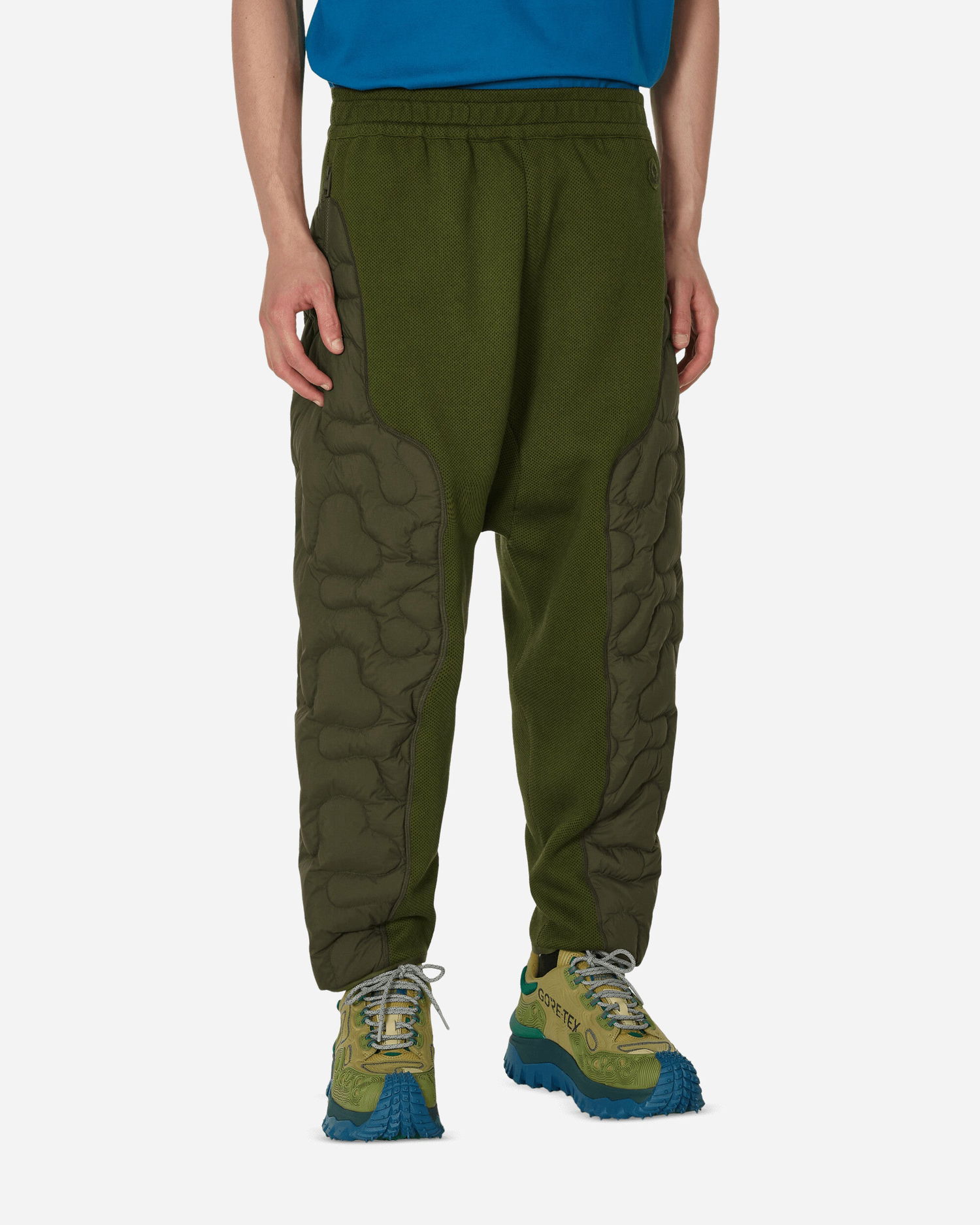 Tepláky Moncler Salehe Bembury Padded Zelené | 8H00001M3277 83C, 1