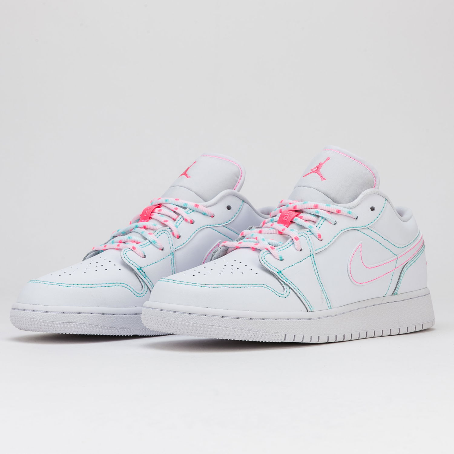 Tenisky a topánky Jordan Air Jordan 1 Low "Aurora Green" GS Biela | 554723-101, 1