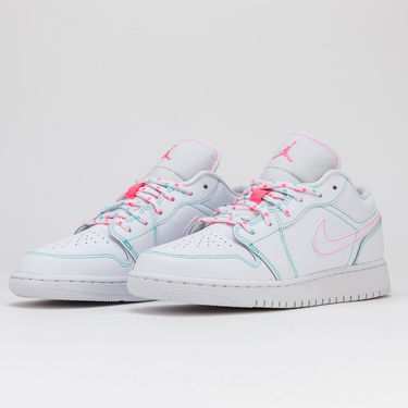 Tenisky a topánky Jordan Air Jordan 1 Low "Aurora Green" GS Biela | 554723-101, 1