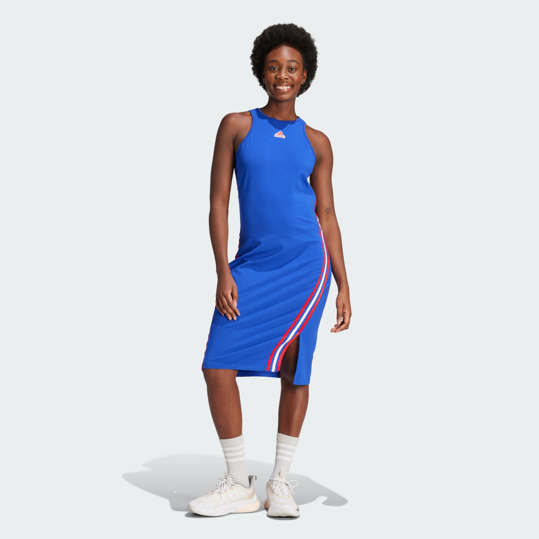 Sleeveless Sport Dress with Side Slit