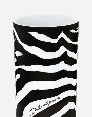 Home decor Dolce & Gabbana Dolce & Gabbana Cylindrical Porcelain Vase Onesize Rôznofarebný | TCC196TCAMXUZ003, 2