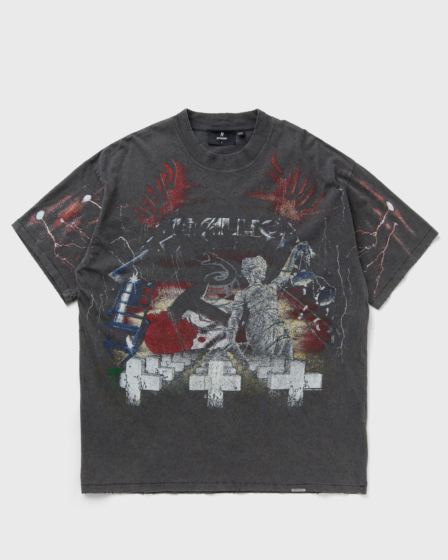 Tričko Represent Clo Represent Metallica Master of Puppets Graphic T-Shirt Čierna | MLM4354-20, 0