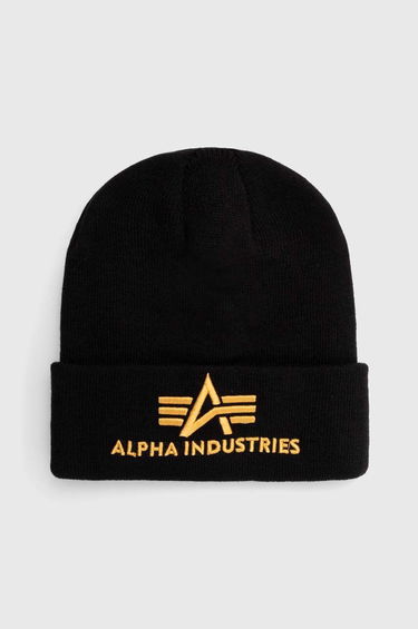 Kulicha Alpha Industries 3D Beanie Čierna | 168910.583, 0