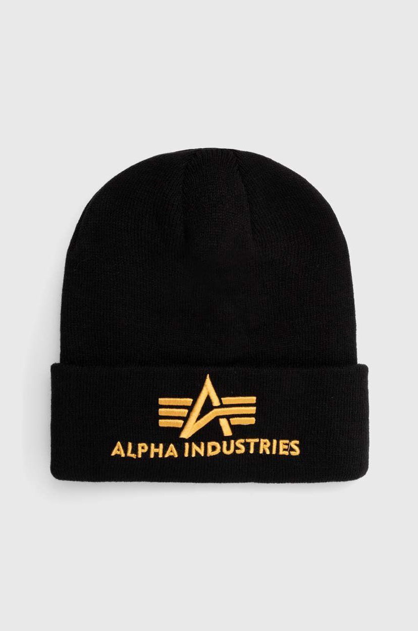 Kulicha Alpha Industries 3D Beanie Čierna | 168910.583