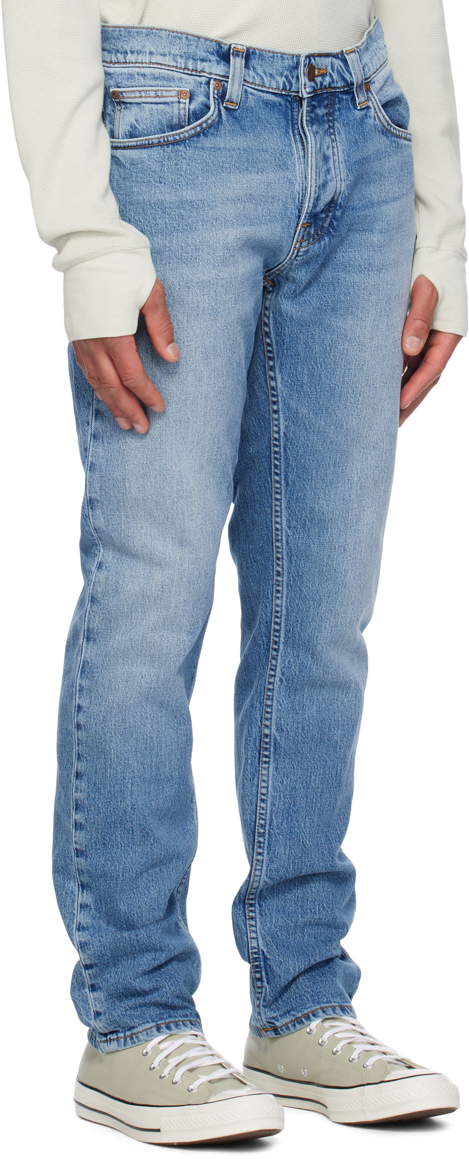 Džínsy Nudie Jeans Ollie Jeans Modrá | 114801, 1