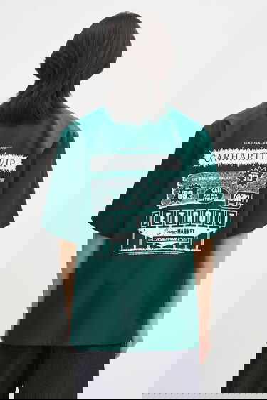 Košeľa Carhartt WIP S/S Deli Shirt Relaxed Zelené | I034738.2SGXX, 2