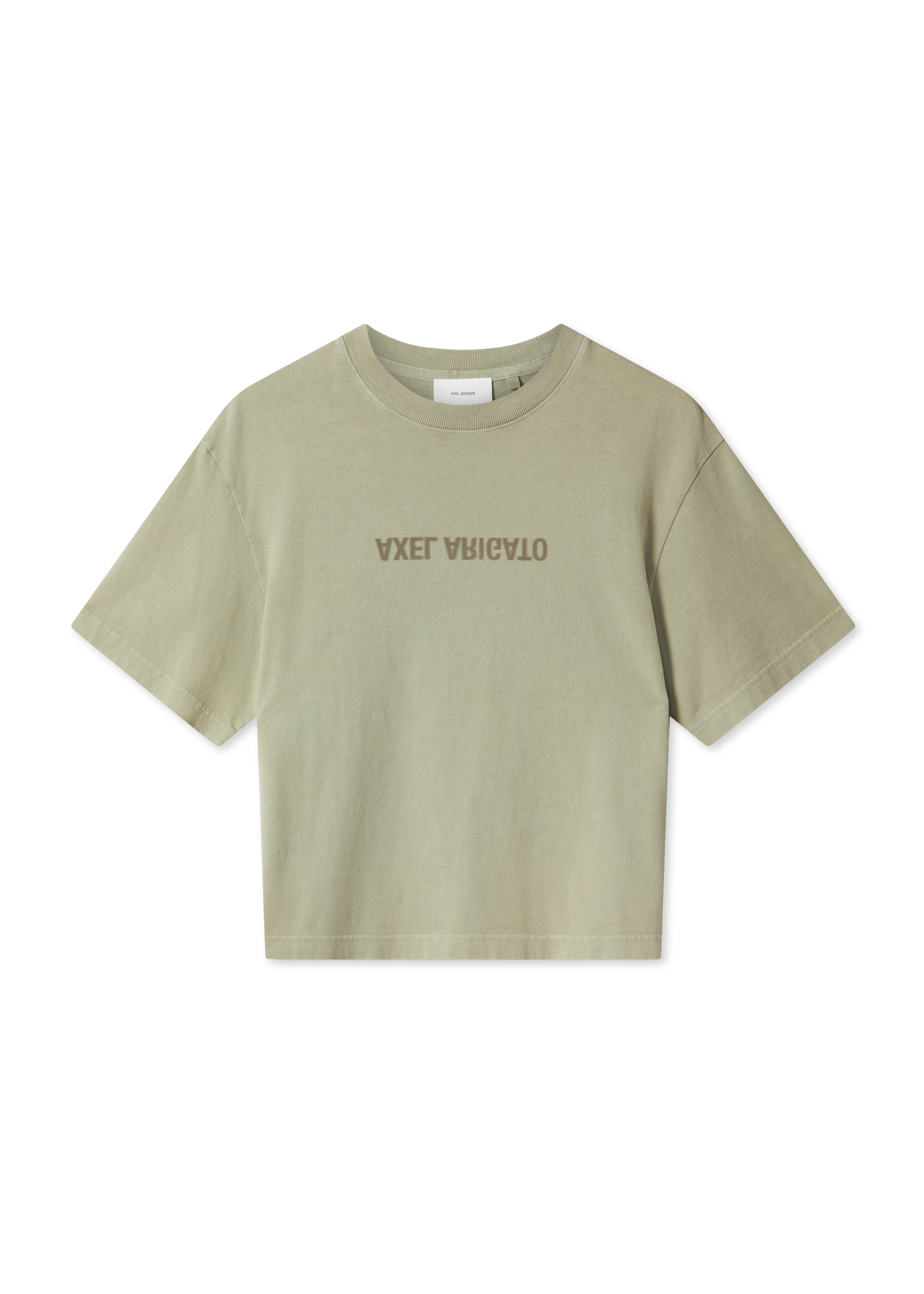 Tričko AXEL ARIGATO Distorted Text T-Shirt Zelené | A2987008, 0