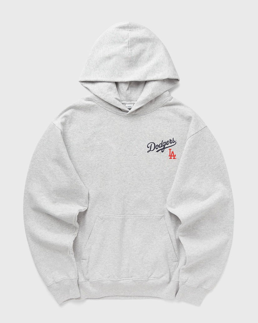 Mikina Sporty & Rich Dodgers Serif Fleece Hoodie Šedá | ST070627666GY03