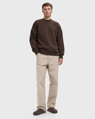 Mikina Carhartt WIP Chase Sweatshirt Hnedá | I033660-00W.XX, 2