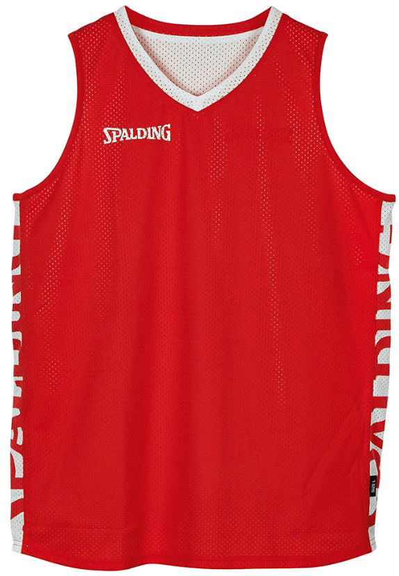 Dres Spalding Spalding Essential Reversible Basketball Jersey Červená | 3002025-003