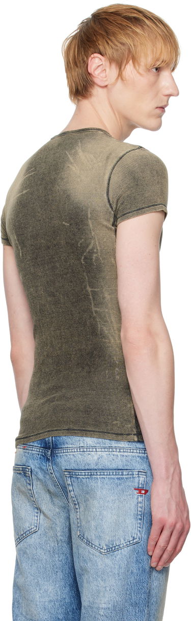 Tričko Diesel Diesel T-Hans Ribbed T-Shirt Zelené | A17994-0HJBE-02, 2