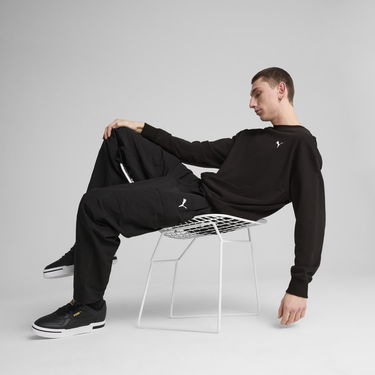 Sveter Puma WARDROBE ESS Relaxed Crewneck Sweatshirt Čierna | 629650_01, 2