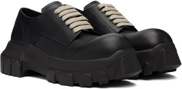 Tenisky a topánky Rick Owens Rick Owens Hollywood Bozo Tractor Derbys Čierna | RU02E1884 LOO, 3