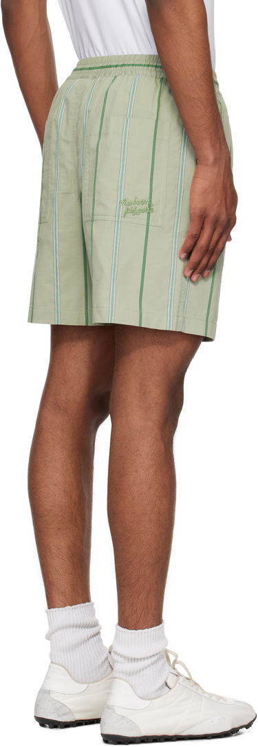 Šortky MAISON KITSUNÉ Maison Kitsuné Elasticated Shorts Zelené | OM01407WC5029, 2