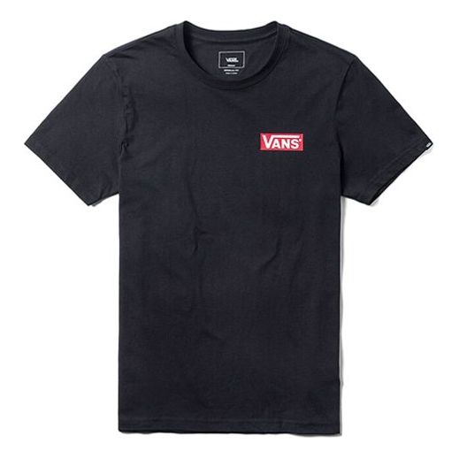 Tričko Vans Short Sleeve T-Shirt With Logo Print Čierna | VN0A3TWZBLK, 0
