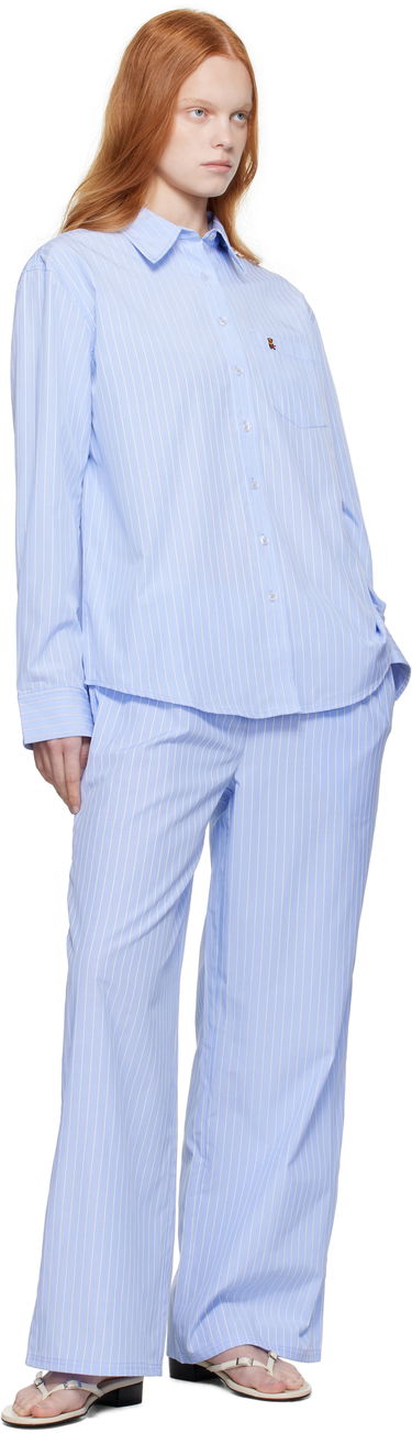 Košeľa GUIZIO Guizio Oona Striped Buttondown Shirt Modrá | P25104W150, 3