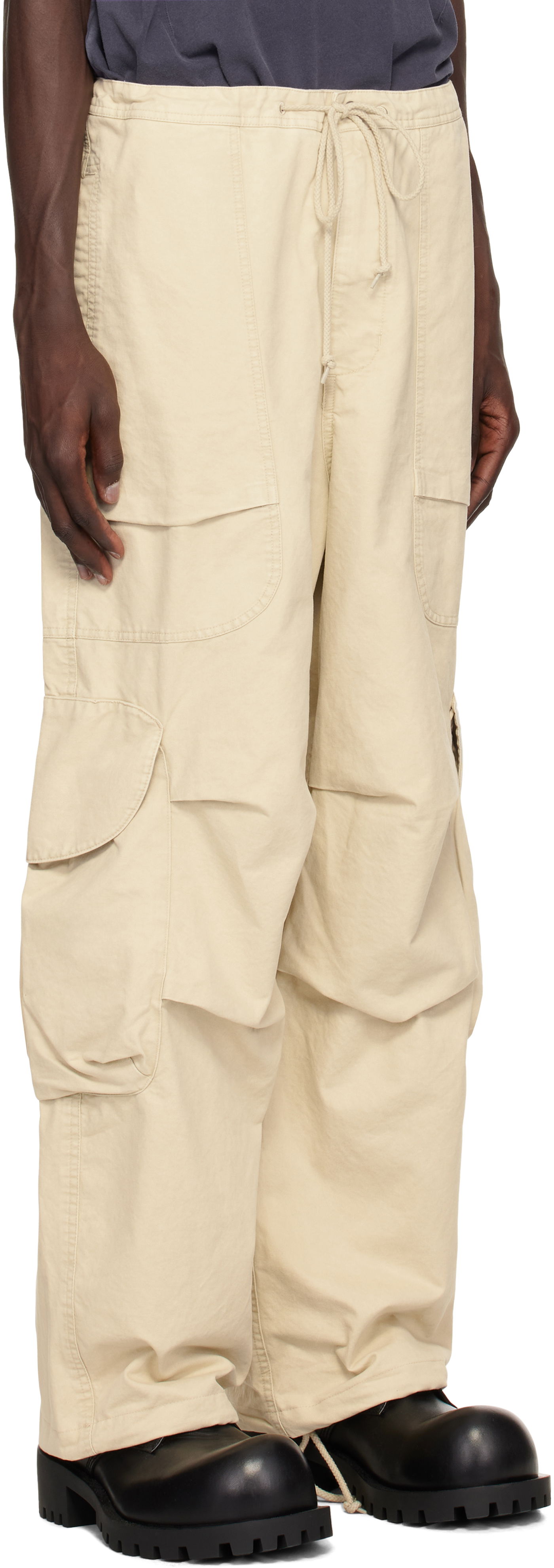Cargo nohavice Entire Studios Entire Studios Freight Cargo Pants Béžová | ES2395OW, 1