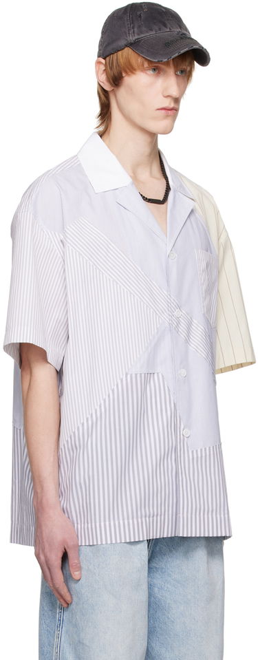 Košeľa Feng Chen Wang Feng Chen Wang Multi Stripe Short Sleeve Shirt Rôznofarebný | FMS15SR15, 1