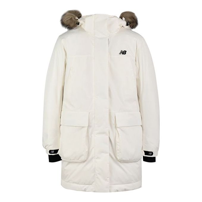 Parka New Balance Warm Winter Down Jacket Biela | NP943022-IV