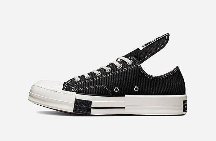 Tenisky a topánky Converse Rick Owens x DRKSHDW DRKSTAR Chuck 70 Low "Black" Čierna | 172347C, 0