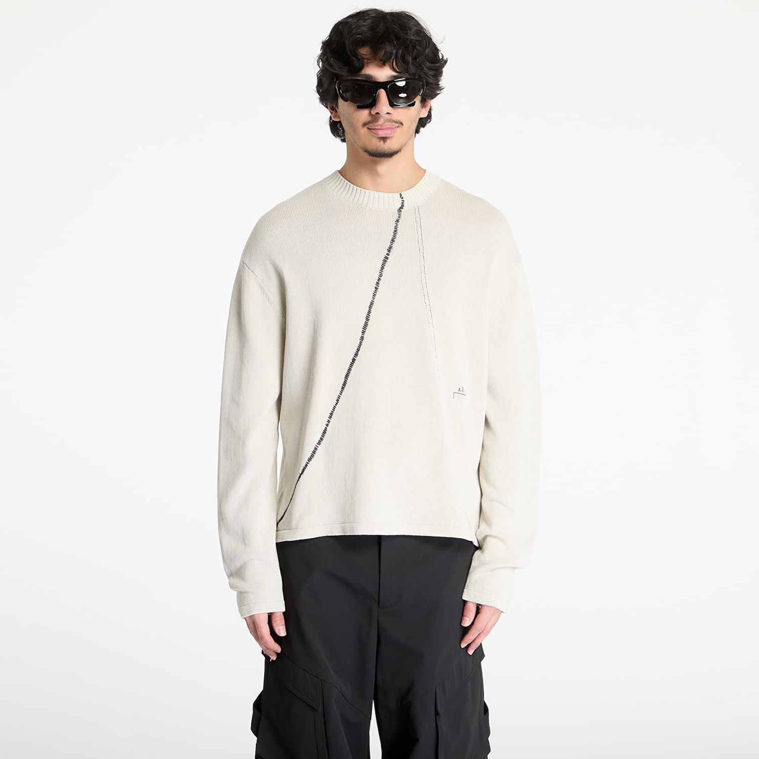 Sveter A-COLD-WALL* A-COLD-WALL* Millbank Knit Sweater Béžová | ACWMK202 Beige, 0