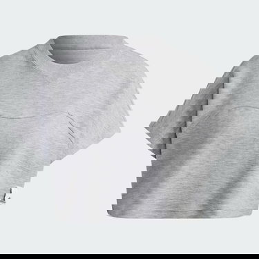 Crop Top adidas Performance Cropped Terry Top Šedá | HZ1606, 3