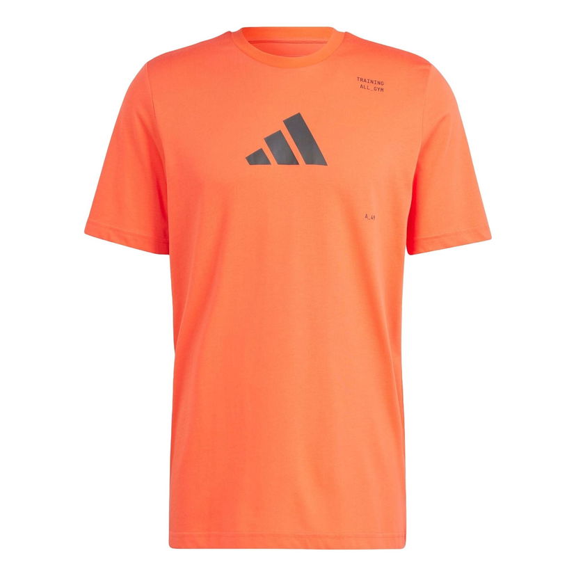 Tričko adidas Originals Aeroready All-Gym Graphic Training T-shirt Oranžová | IS7090